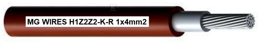 Photovoltaic cable // MG Wires // - H1Z2Z2-K-R-4MM2/500M